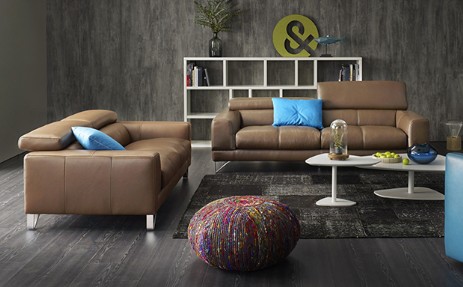 LEATHER FABRIC LOUNGE ADELAIDE | TASTE FURNITURE ...